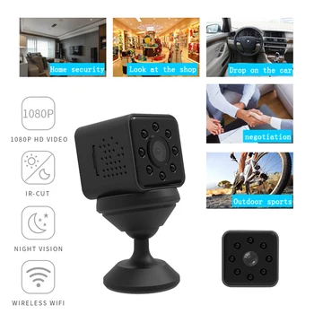 

SQ23 Mini Camera P2P Camcorder Full HD 1080P Micro Camera IR Night Vision DVR Cam Waterproof Shell CMOS Sensor WIFI Recorder