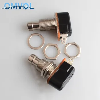 

1PC SPST Momentary Soft Touch Push Button Stomp Foot pedal switch Electric Guitar Switch OFF-Momentary ON