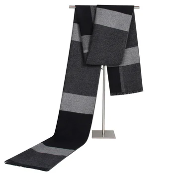 

[AETRENDS] Winter Scarf Men Luxury Brand Scarves for Men Classic Plaid Scarfs Bufanda Z-6653