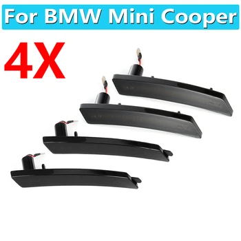 

4Pcs For BMW Mini Cooper Car Turn Signal Light Dynamic Side Light Yellow Flowing Water Brake Light Red Light Flowing Water Light