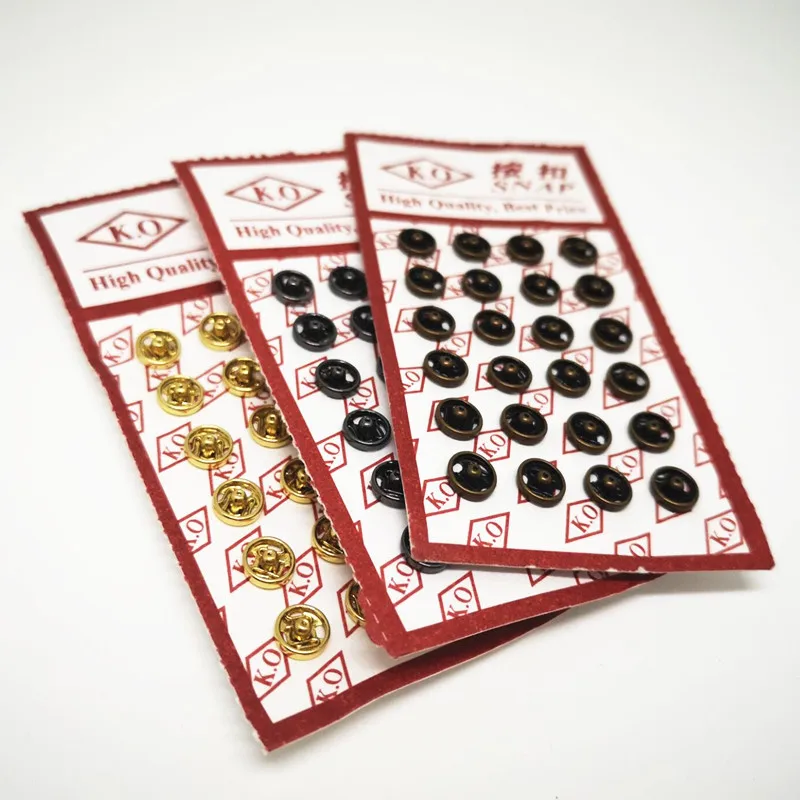 

24sets/Lot Four-colors 6mm Mini Small Metal Snap Button Doll Clothes Accessories For BJD Blyth Azone Licca Doll Accessories