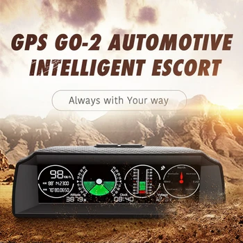 

Multifunctional Car GPS Head-Up LCD Display Car Horizontal Slope Meter Car Speed Display Altitude Instrument Compass New
