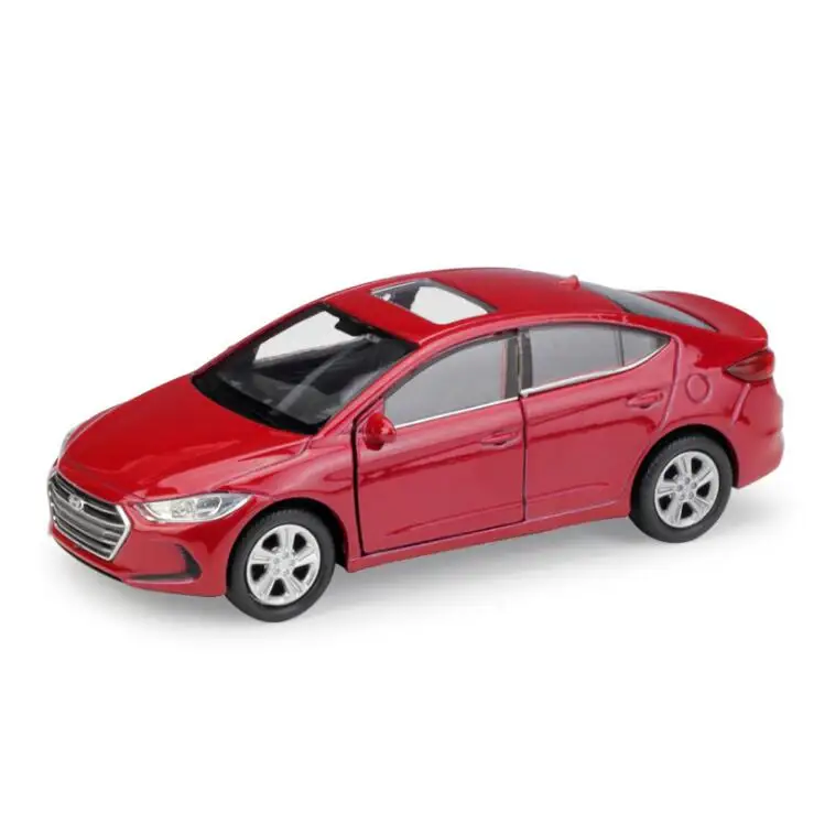 

hyundai elantra toy 1:36 Scale Diecast Car Model Toy With Pull Back Educational Collection for Children's Birthd