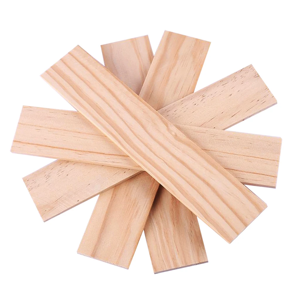 250mm Long Wooden Strips Wood Sticks for Sand Table Building Model Accessory 250 X 50 X 5mm
