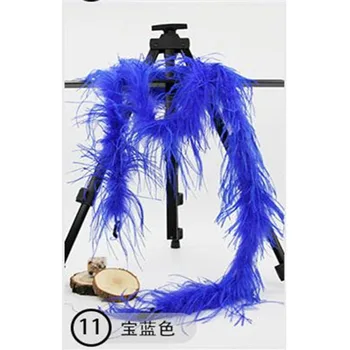 

dyed ostrich feather trim 2m/pc Ostrich feather strip ostrich feathers plumes Crafts for decoration party Dress Sewing accessory