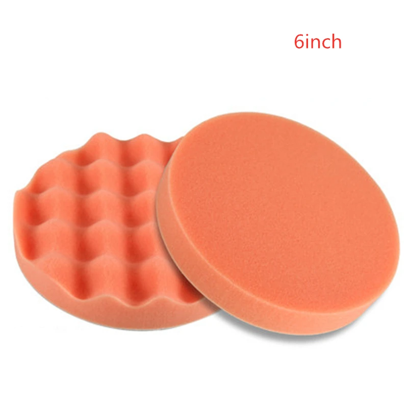 1pcs 6 Inch 15mm Buffing Polishing Sponge Pads Kit For Car Polisher Buffer Car Wash Sponges