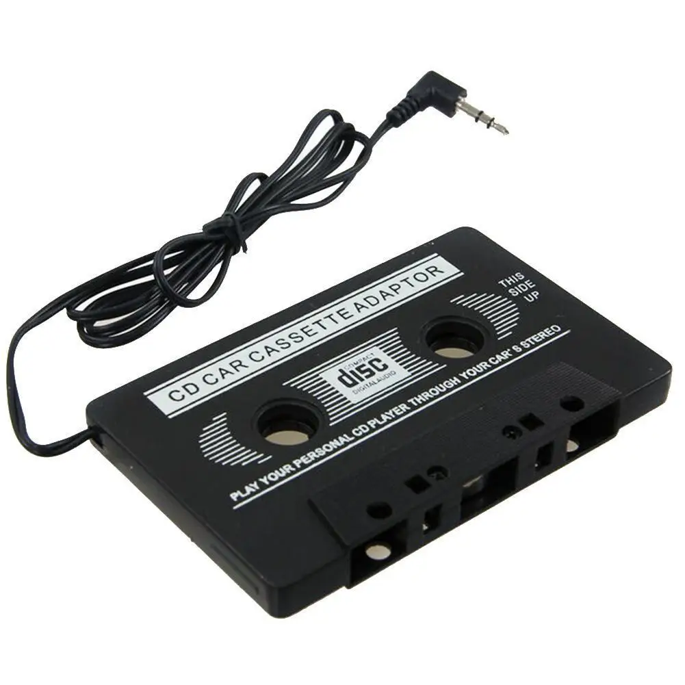 Audio Cassette Tape Adapter Aux Cable Cord 3.5mm Jack For Mp3 Ipod