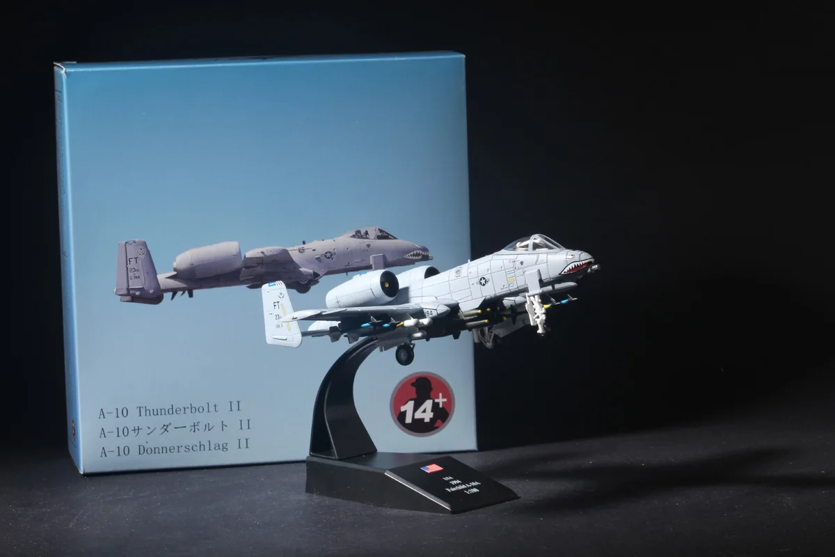 Amer Com USAF Фэрчайлд A-10A Thunderbolt картина с изображением акулы атака Fghter 1/100 литая модель