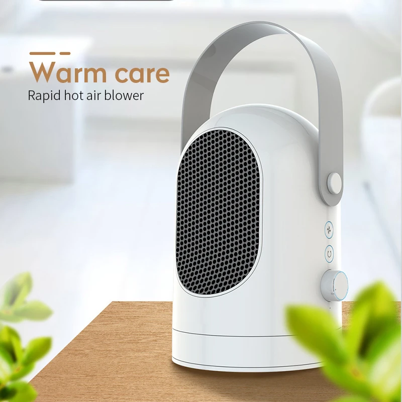 Mini Portable Heater Fan Electric Heaters Fan Desktop Heaters Energy Saving Winter Warmer Fan For Office Desk