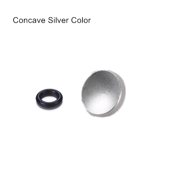 Вогнутая поверхность металлическая мягкая кнопка спуска затвора камеры для Leica/Canon/Nikon/Minolta/Fujifilm Fuji XT20 X100F X-T2 X100T X-T10 - Цвет: Concave Silver