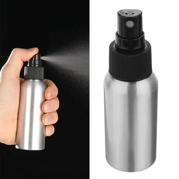 

New Aluminum Spray Bottle Water Hairdresser Sprayer Hair Salon Refillable Bottles Mist Aluminum Refill Bottle Make up Accesorios