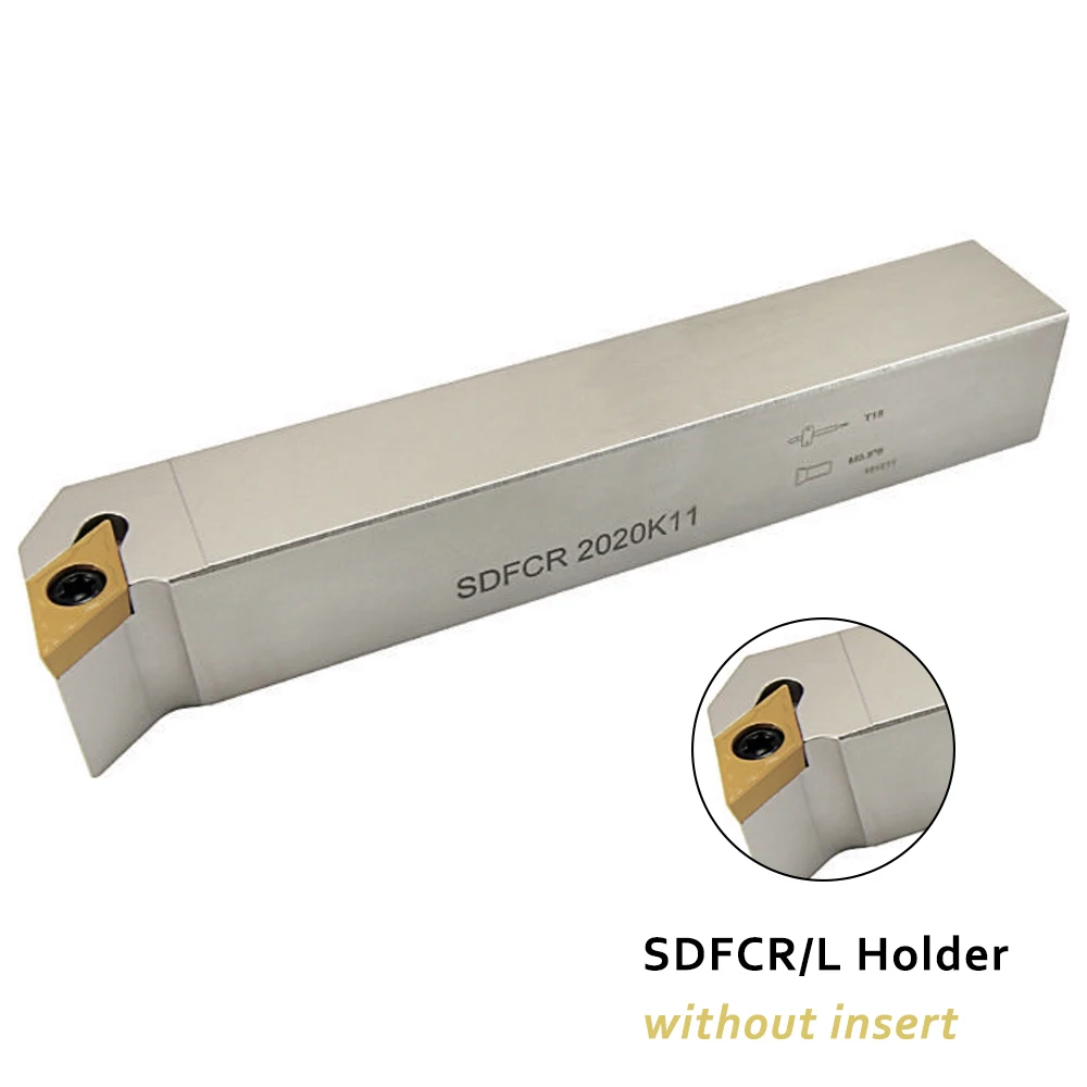 SDFCR SDFCL держатель токарного инструмента SDFCR1616H11 sdfcr20k11 SDFCR2525M11 токарный станок с ЧПУ Резак токарный инструмент для DCMT11T3 caibid вставка
