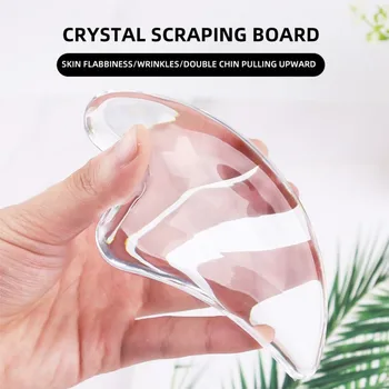 

Clear Gua Sha Scraping Board Triangle Shape Facial Massager Skin Care Tool For Home SPA Face-lifting Beauty Tool