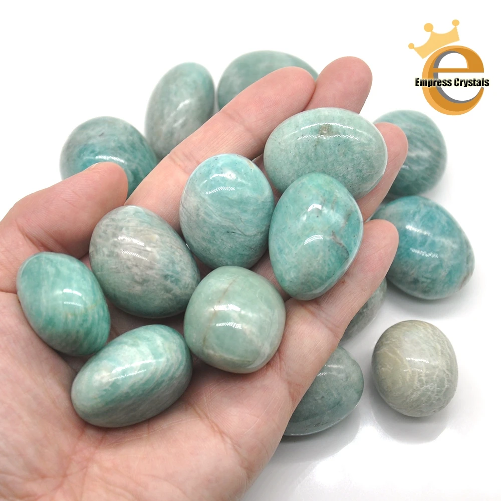 Natural Round Amazonite Crystal Tumbled Bulk Healing Mineral Specime Gemstones Gem Raw Aquarium Decoration Gift Stones Aliexpress