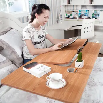 

Children's Learning Table Students Mobile Writing Table Folding Computer Table Across Bed Table On Household Simple Bed