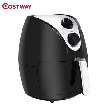 

COSTWAY 1500W Electric Air Fryer Cooker with Rapid Air Circulation System Automatic Switch-off with Detachable Basket