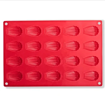 

Silicone Madeleine Pan Cookie Mold 20-Cavity Cake Mold Handmade Soap Chocolate Candy Biscuits Baking Pan Cupcake Tray