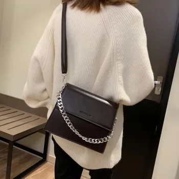 

European Fashion Simple Women's Designer Handbag 2020 New Quality PU Leather Women Tote Bag Solid Shoulder Crossbody Bags Sac