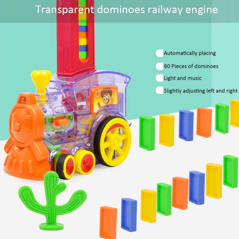 domino rally train