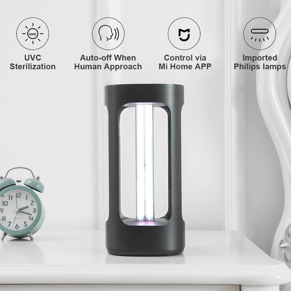 Youpin Five Household Portable UVC Intelligent Disinfection Sterilization Lamp Mi home Mijia APP Control Body Sensor Safe | Смарт-часы и