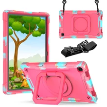 

For Samsung Galaxy Tab A7 2020 10.4" SM-T500 T505 Tablet Case for kids 360 Degree Rotating Stand With Handle Cover Case