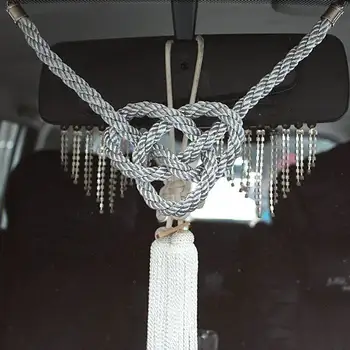 

Auto Car Accessories VIP Interior JP JUNCTION PRODUCE Automotive Rearview Mirror Pendant FUSA KIKU KNOTS Car Decoration