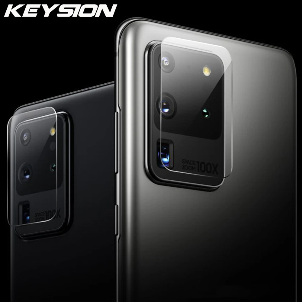 

KEYSION Camera Lens Tempered Glass for Samsung Galaxy S20 Ultra S20 Plus Camera Protector film For Samsung A51 A71 A81 A91 M31