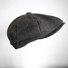 Casquette, шерстяные кепки Newsboy для мужчин, серые, в елочку, плоские шапки, для женщин, кофейного цвета, британские художники, шапка, осенне-зимние шапки и шапки BLM202