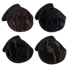 Унисекс Зимние камуфляжные бархатные наушники с плюшевой подкладкой