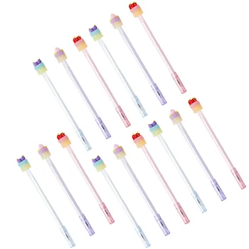 

15Pcs Cartoon Creative Lovely Portable Gel Pen Marker Pen Stationery for Office Home Student