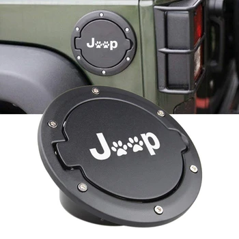 

Fuel Filler Door Cover, Gas Tank Cap for 2007-2017 Jeep Wrangler JK & Unlimited 2/4-Door