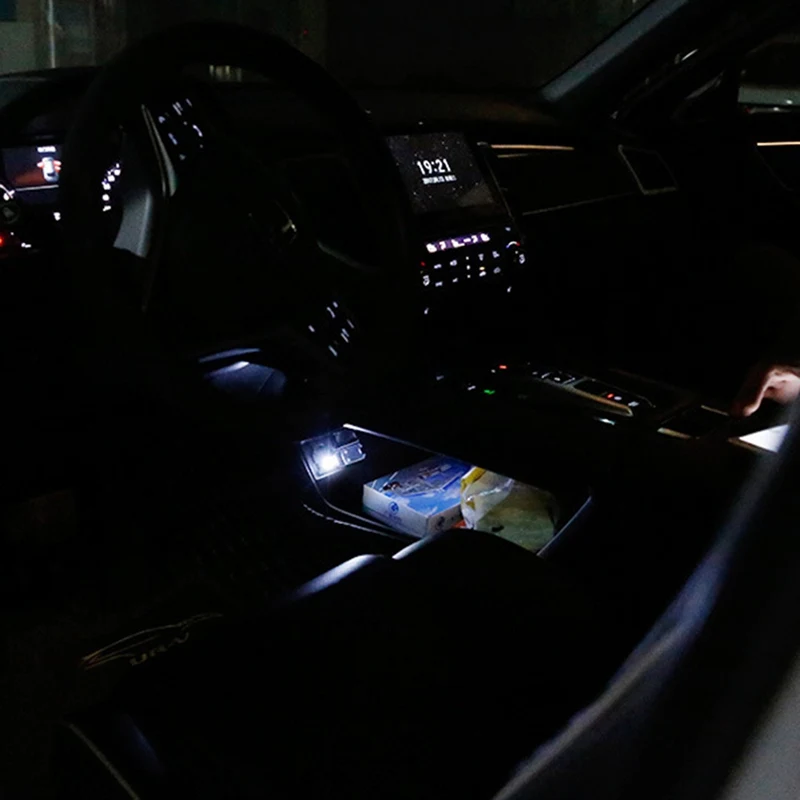 Автомобильный USB светодиодный атмосферный свет декоративная лампа аварийное