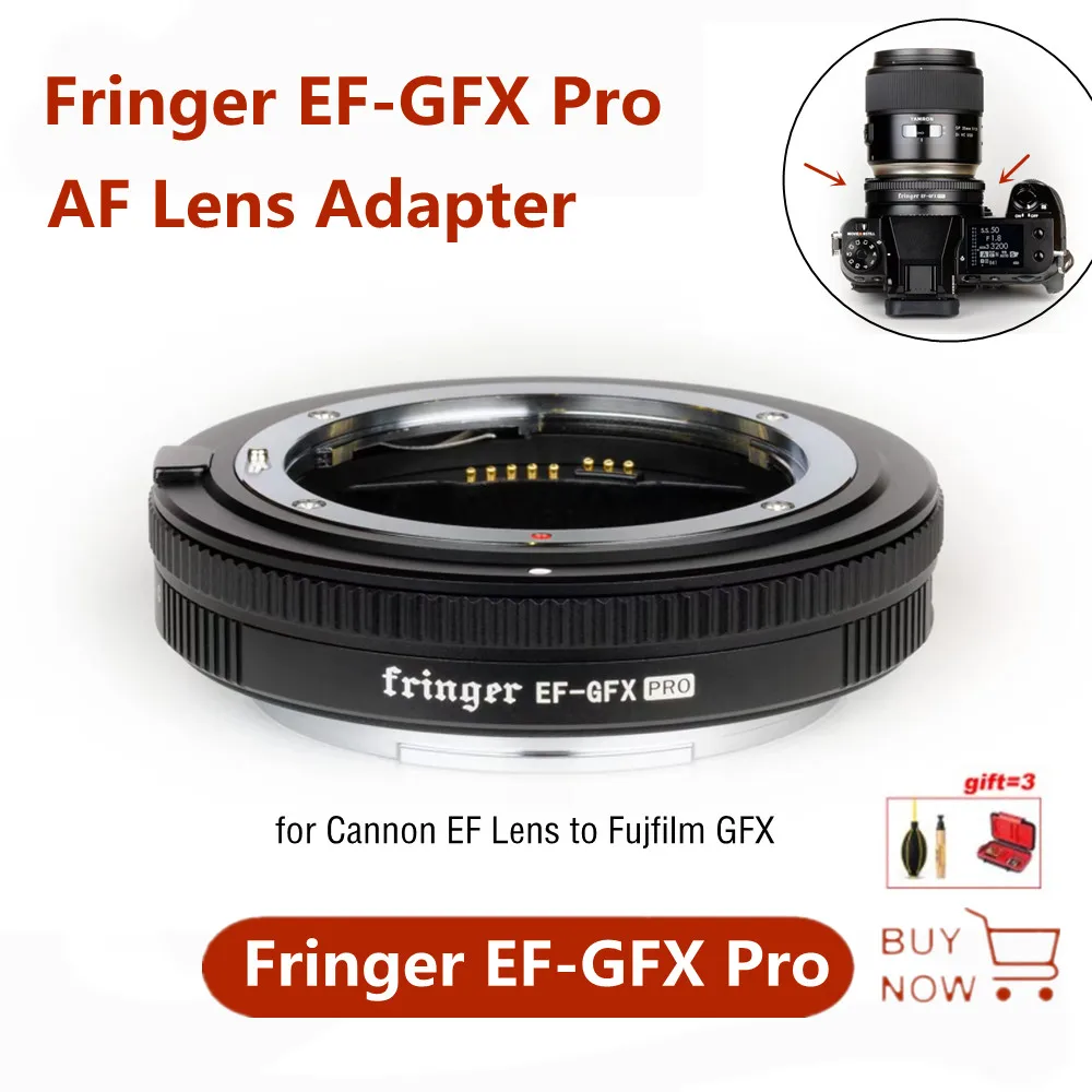 新品同様 Fringer FR-EFTG1 EF GFXマウントアダプター-