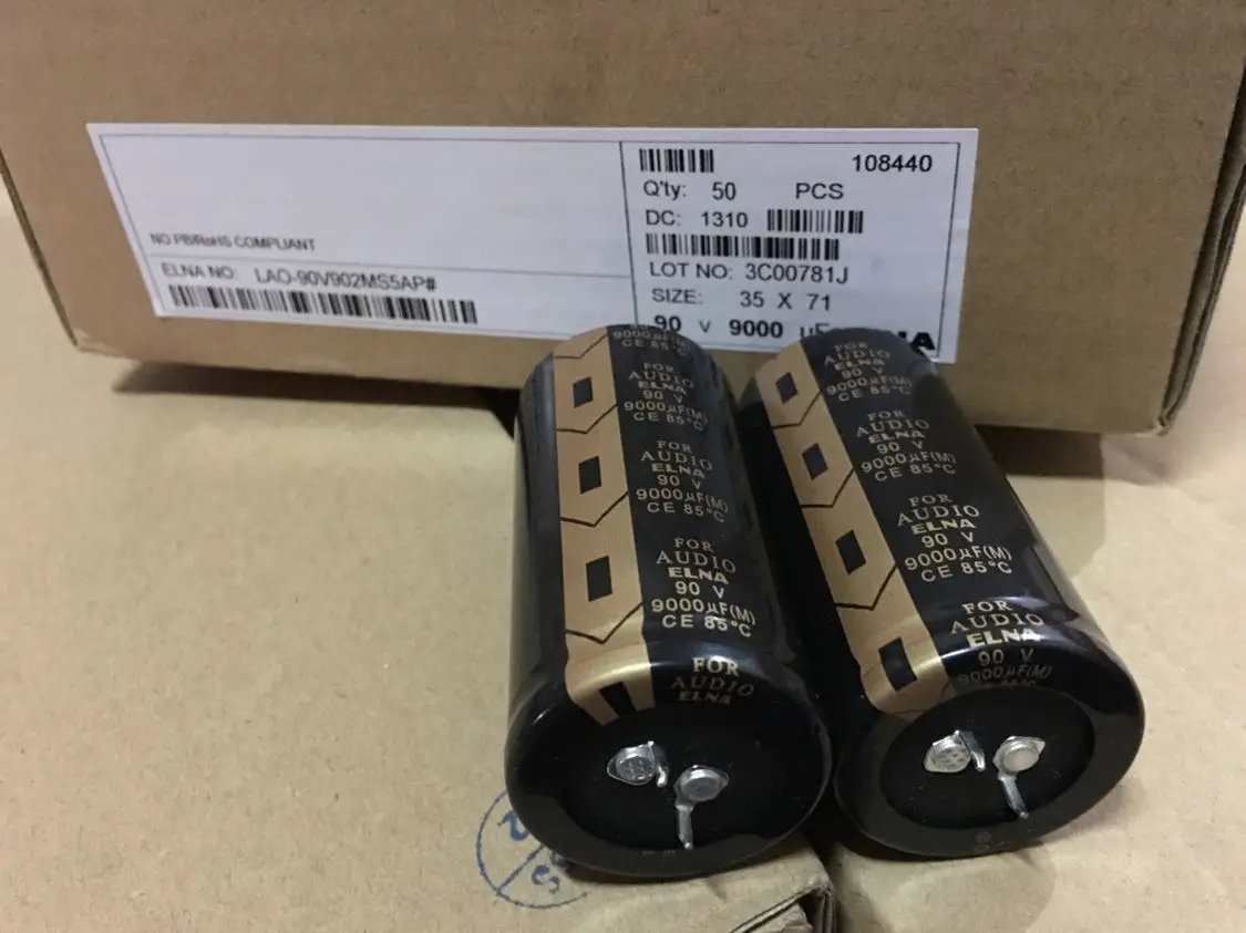 2PCS/10PCS LAO original ELNA FOR AUDIO 90V9000UF electrolytic capacitor behalf 100v10000 free shipping 2020 hot sale 10pcs 30pcs elna silmic ii rfs origl authentic 470uf 25v new spot silmicii 470uf25 free shipping