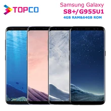 Samsung Galaxy S8+ S8 Plus G955U G955U1 Original Unlocked 4G LTE NFC Android Phone Snapdragon Octa Core 6.2" 12MP 4GB&64GB NFC