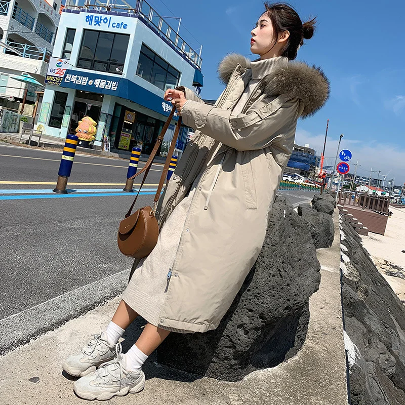 Winter Jacket Women Coat Female Overknee Keep Warm Cotton-padded Clothes Loose Coat Manteau Femme Hiver Bayan Mont Warm Parka