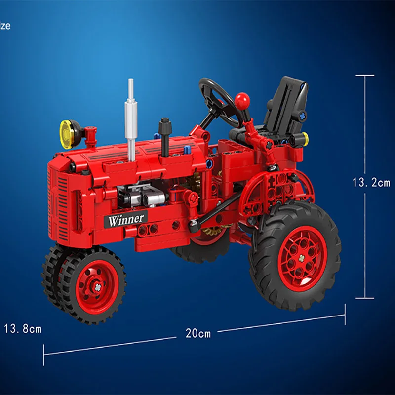 302 шт./комплект Детский конструктор Трактор|Блочные конструкторы| |
