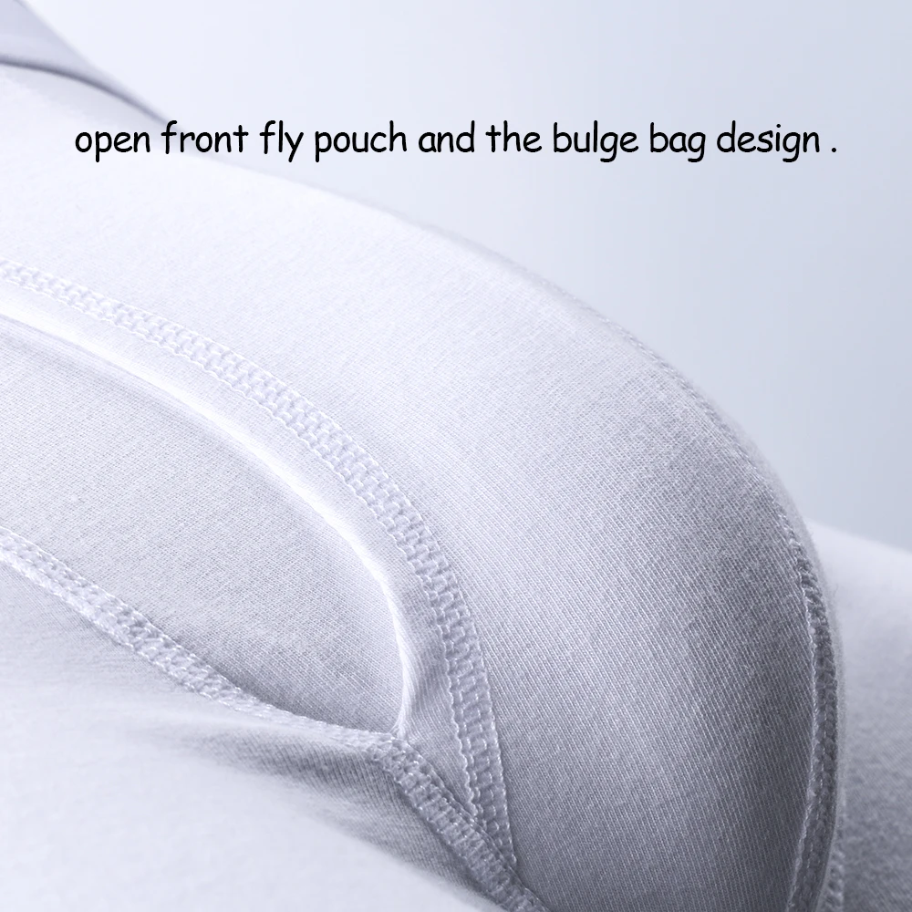Wholesale 6pcs/Lot Men's Underwear Boxer Short Classic Fit Cotton Underpanties Seamless Panties Mid Waist Boxershorts For Male