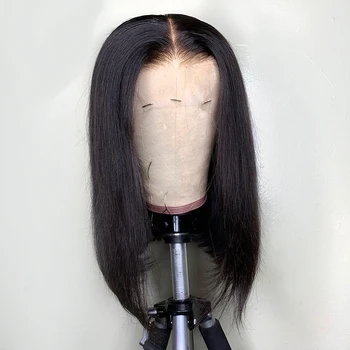 

Bob Lace Front Wigs For Black Women Short Straight Human Hair Wigs for Women Blunt Cut Wig Brazilian Straight Lace Front Wigs