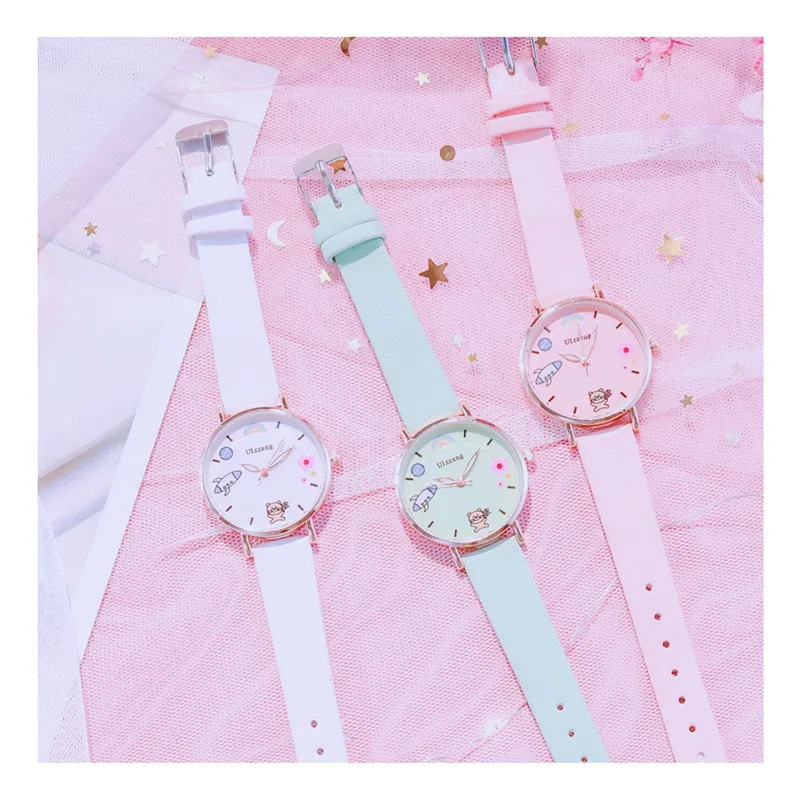 Girls watch students high school students girls small fresh and easy to wear girl watch kids watches watches for kids 2020 afbeelding
