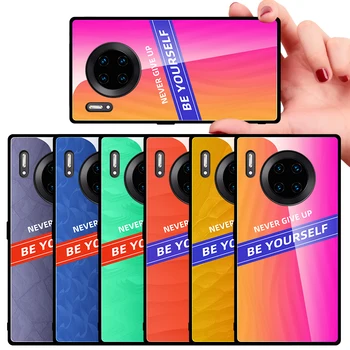 

50pcs/lot Glass Case Cover back TPU Soft frame Case For huawei Nova 5 5i P20Lite 2019 P30 P30PRO P30LITE Mate 30 30lite 30Pro