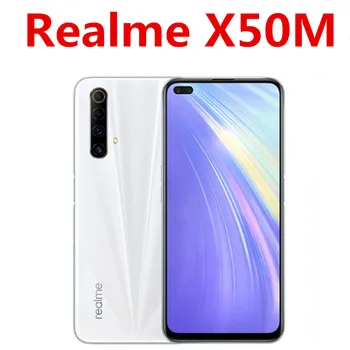 

2020 New Realme X50M 5G Phone Snapdragon 765G Android 10.0 6.57" 120Hz 8GB RAM 128GB ROM 6 Cameras Fingerprint 30W Dart Charger