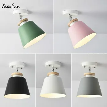 

Nordic Macaron Restaurant Ceiling Lamp Creative Single-Head Corridor Stair Lighting Ceiling Lamp pendant ceiling lamp XiaoFan