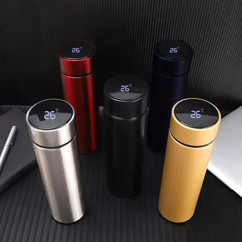 

Intelligent Stainless Steel Thermos Bottle Cup Temperature Display Vacuum Flasks Travel Car Soup Coffee Mug Thermos Water Bottle