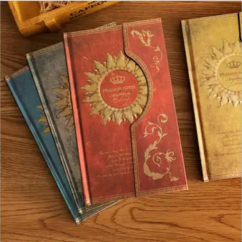 

European Vintage Diary Kraft Paper Book Hard Cover Note Book Blank Design Paper NoteBook Traveler Notepad Stationery Supplies