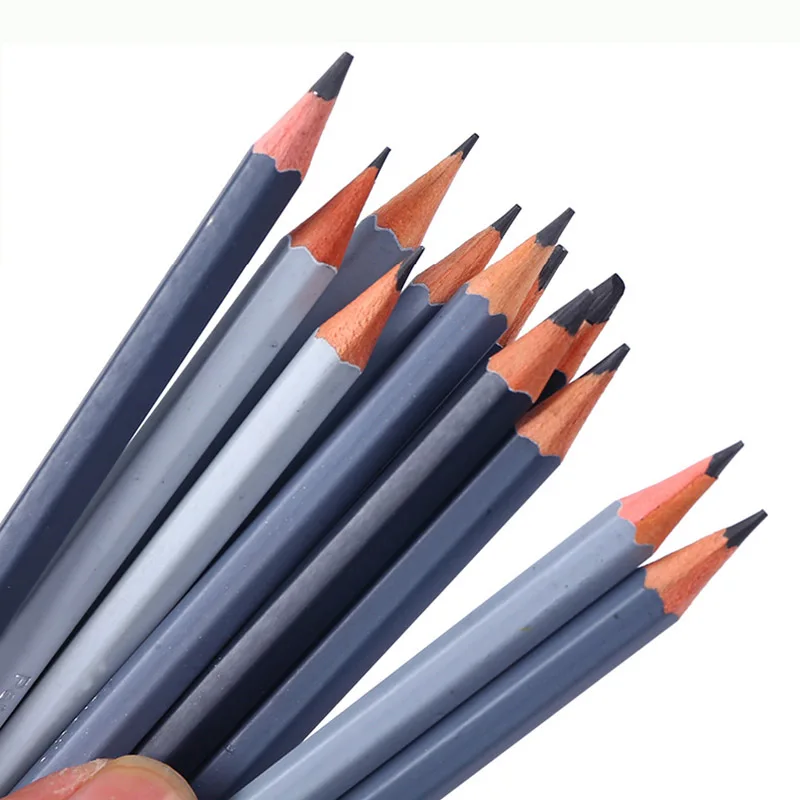 12 штук эскиза карандаша металлический набор искусство/эскиз/живопись