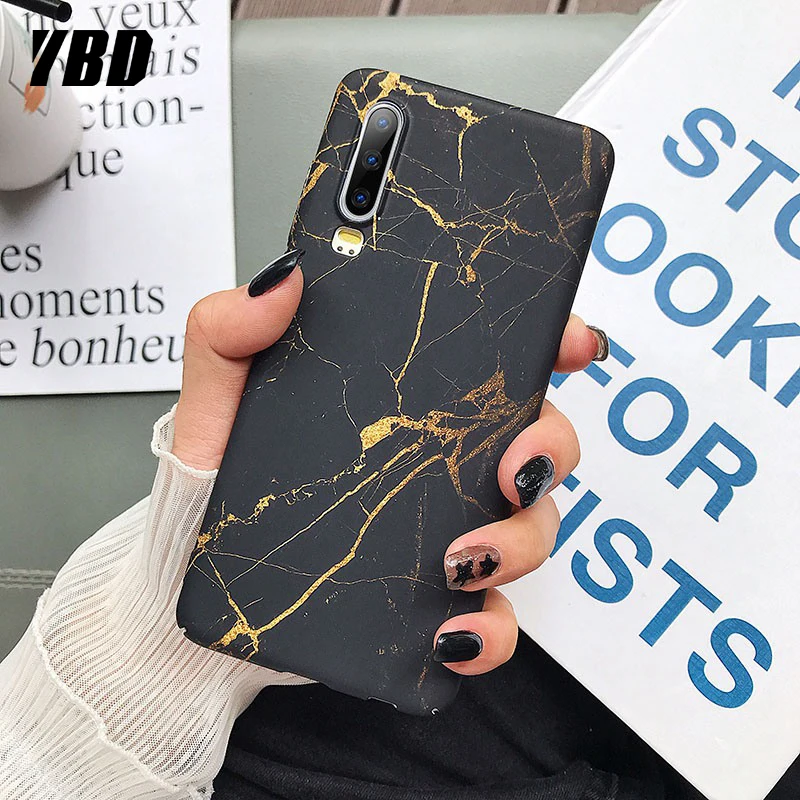 YBD мраморный узор ПК чехлы для huawei p30 mate 20 p20 lite Модный чехол Honor 10 P20 P30 pro P Smart 2019 |