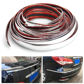 

New Arrival High Quality 20mm*3m Chrome Car Styling Moulding Strip Trim Cover Tape Protecting Vehicle