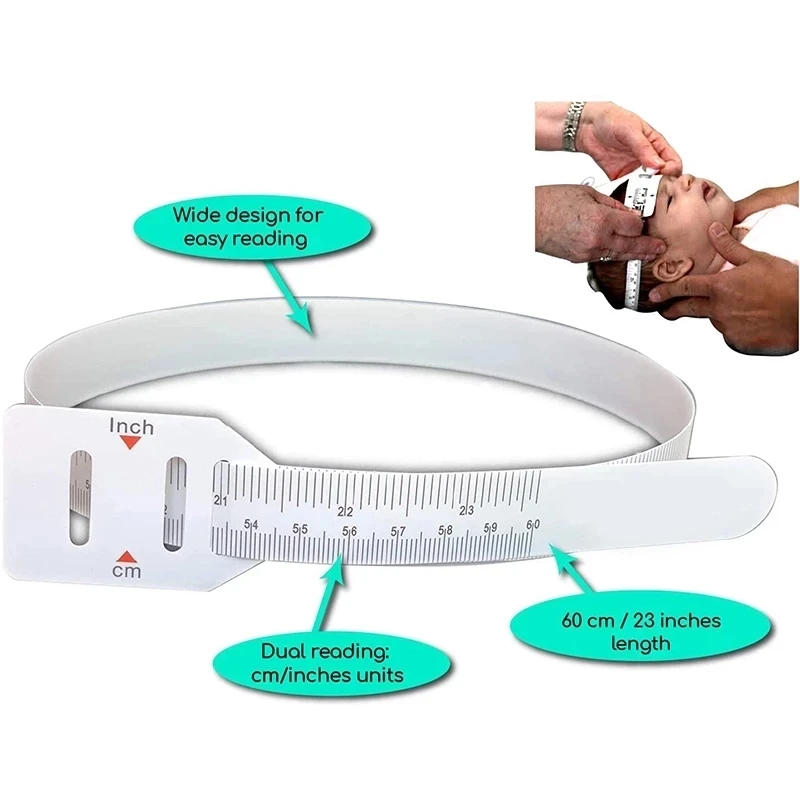 3 Kit Multi-purpose Baby for Head Circumference Measure Tape 22