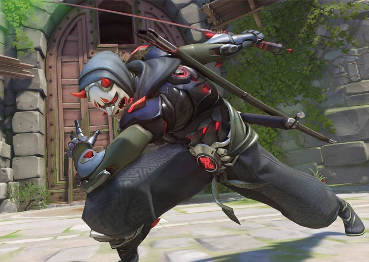 Для игры OW Genji's sword Аниме Косплей мечи из углеродистой стали красное лезвие катаны самурая реквизит без острых готовых поставки/